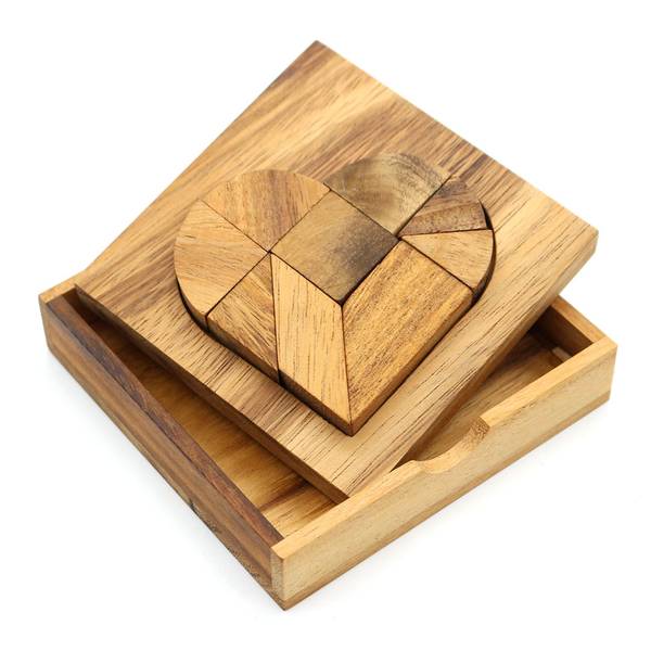 Hovedbilde Tangram knust hjerte IQ-nøtt