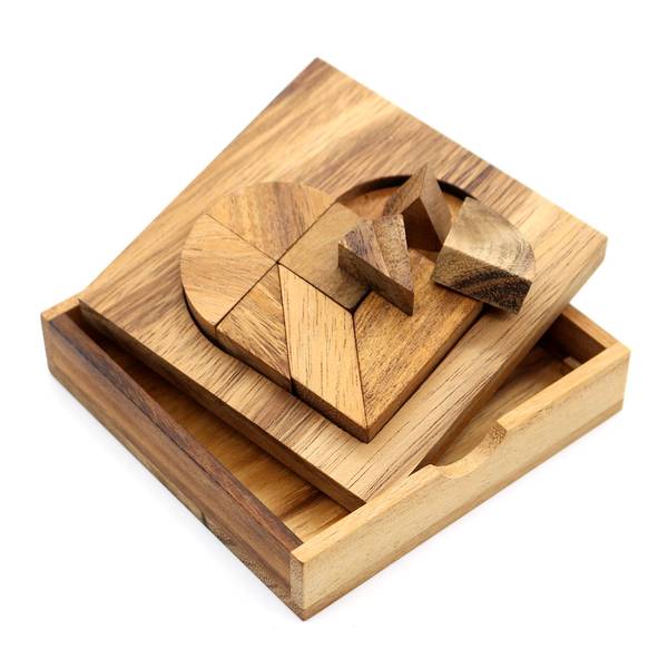 Hovedbilde Tangram knust hjerte IQ-nøtt