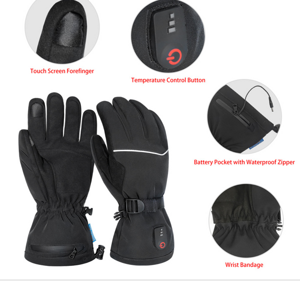 Hovedbilde Varmehansker Dr. Warm - Oppladbare - Varme hender i timesvis