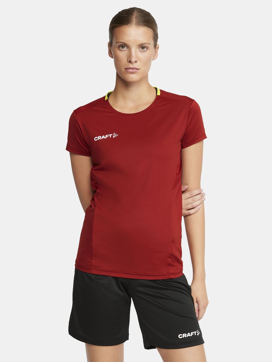 Craft Extend trenings t-skjorte dame Rhubarb