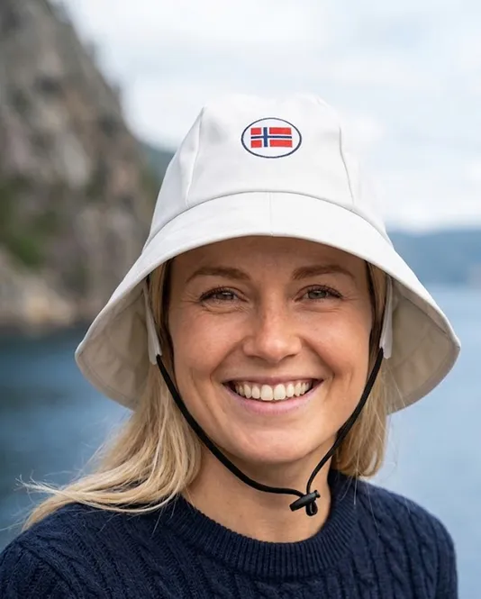 Hovedbilde Norge Sydvest one size i hvit - Unisex