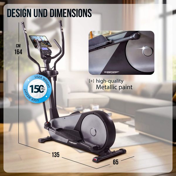 Hovedbilde Testvinner Ellipsemaskin / Crosstrainer EL 8000 fra Christopeit