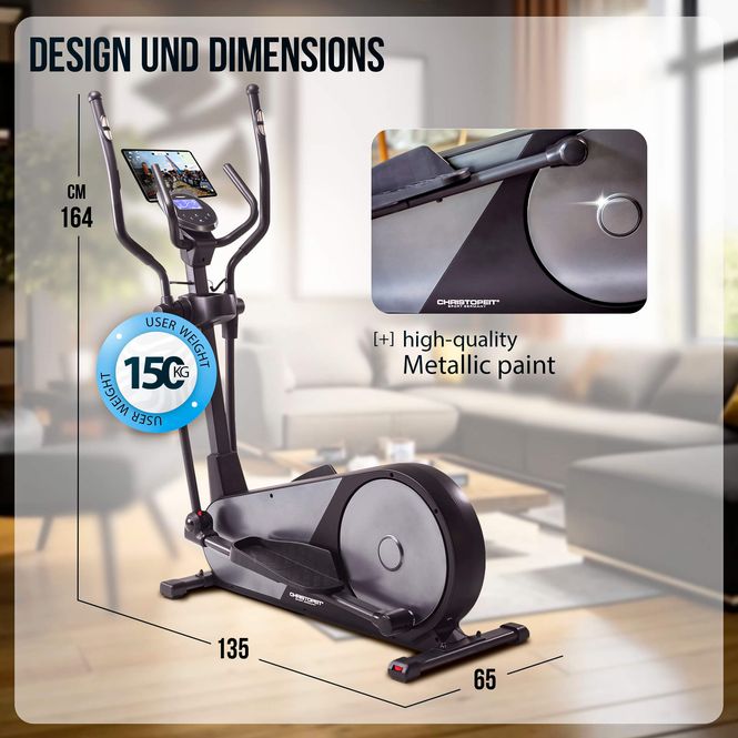 Hovedbilde Testvinner Ellipsemaskin / Crosstrainer EL 8000 fra Christopeit