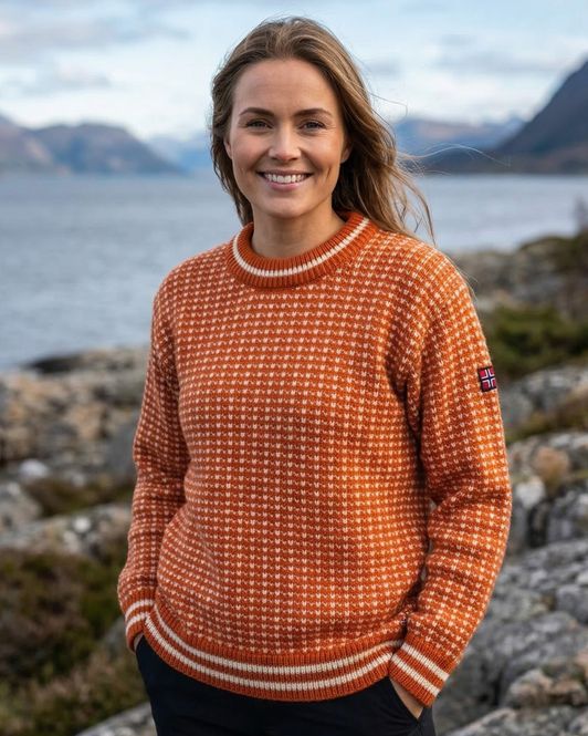 Hovedbilde Bretind Islender til dame og herre –kobberbrun/natur