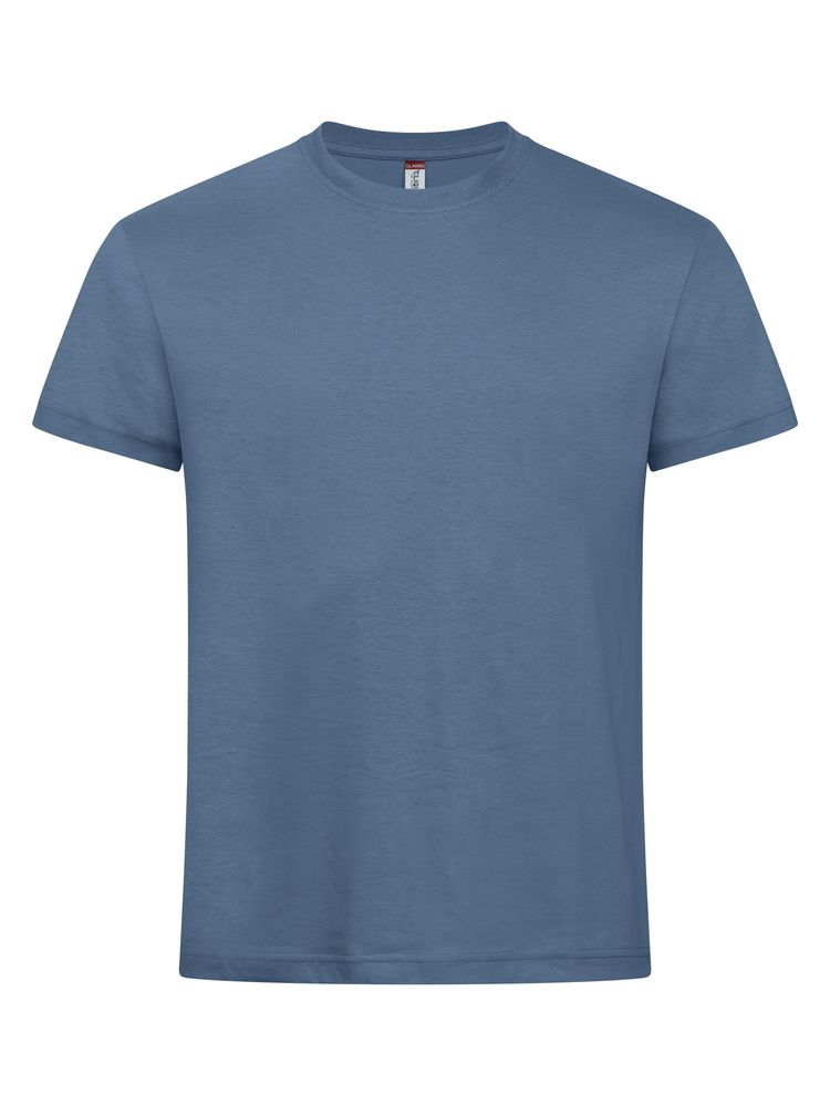 Basic t-shirt i steel blue fra Clique