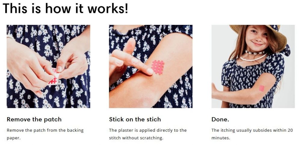 Myggplaster - 24 stk - virker i 7 dager