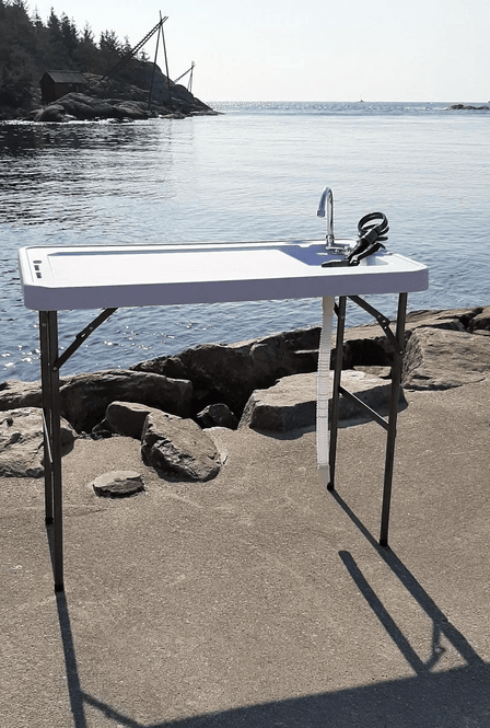 Hovedbilde Fiske- / sløyebord m vask og spyleslange  - Utekjøkken