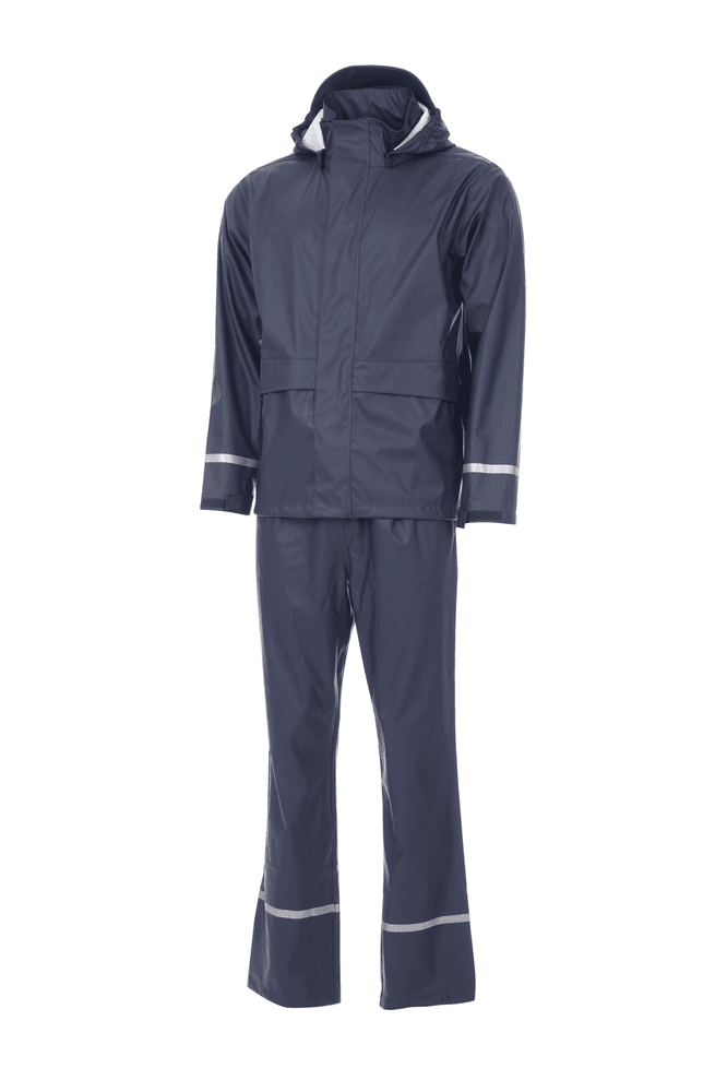 Bergen unisex regnsett i marine