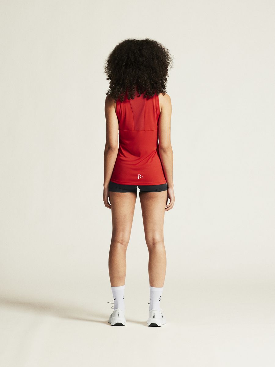 Craft Rush singlet dame Bright Red