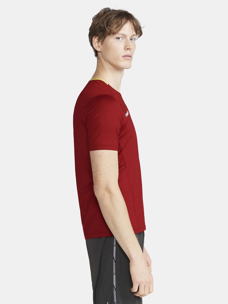 Craft Extend trenings t-skjorte herre Rhubarb
