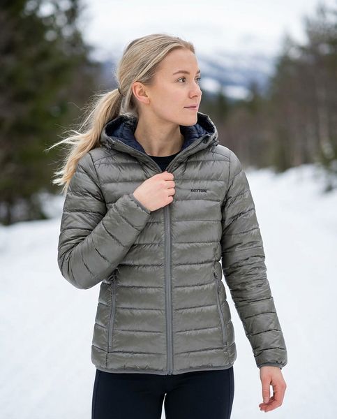 Hovedbilde Minde Dunjakke til Dame i Grå