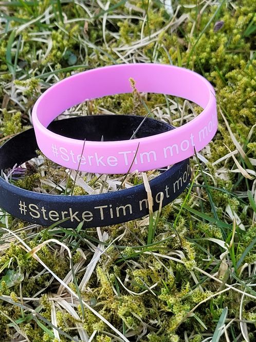 Hovedbilde TikTok SterkeTim armbånd i silikon farge sort