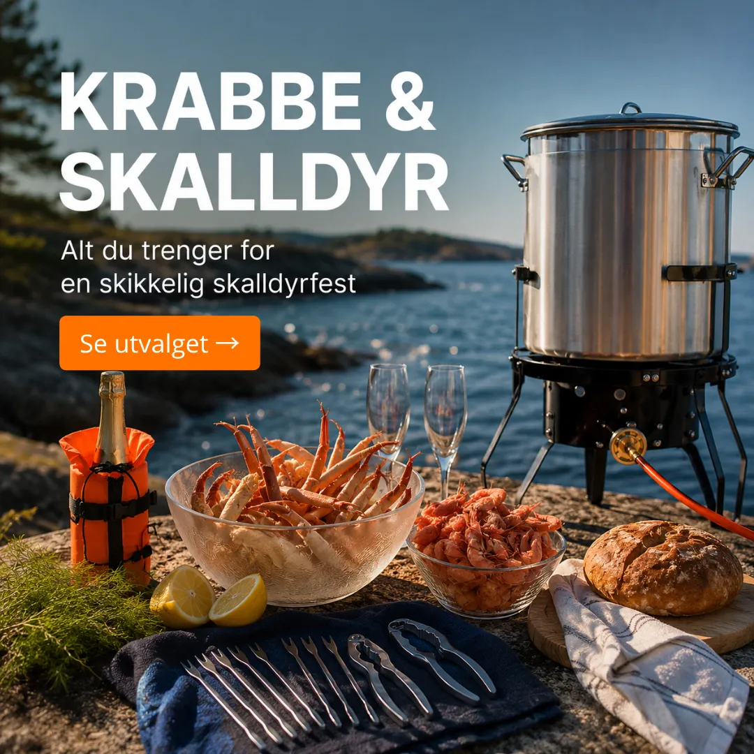 Utstyr og tilbehør for krabbe og skalldyraften