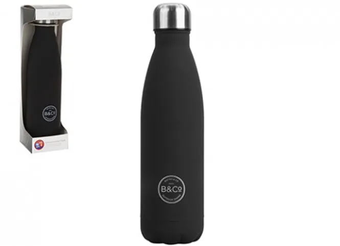 Hovedbilde Drikkeflaske for varme og kalde drikker - 500 ml - Sort