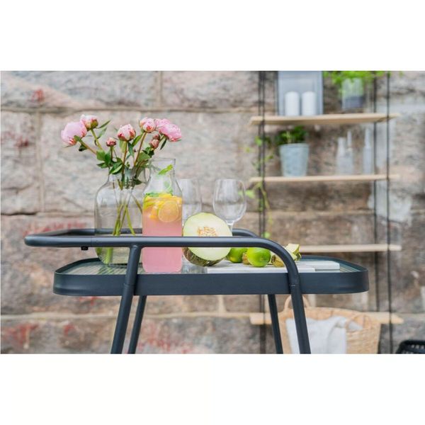 Hovedbilde Serveringsvogn på hjul Tusse, Elegant & Praktisk Avlastningsbord